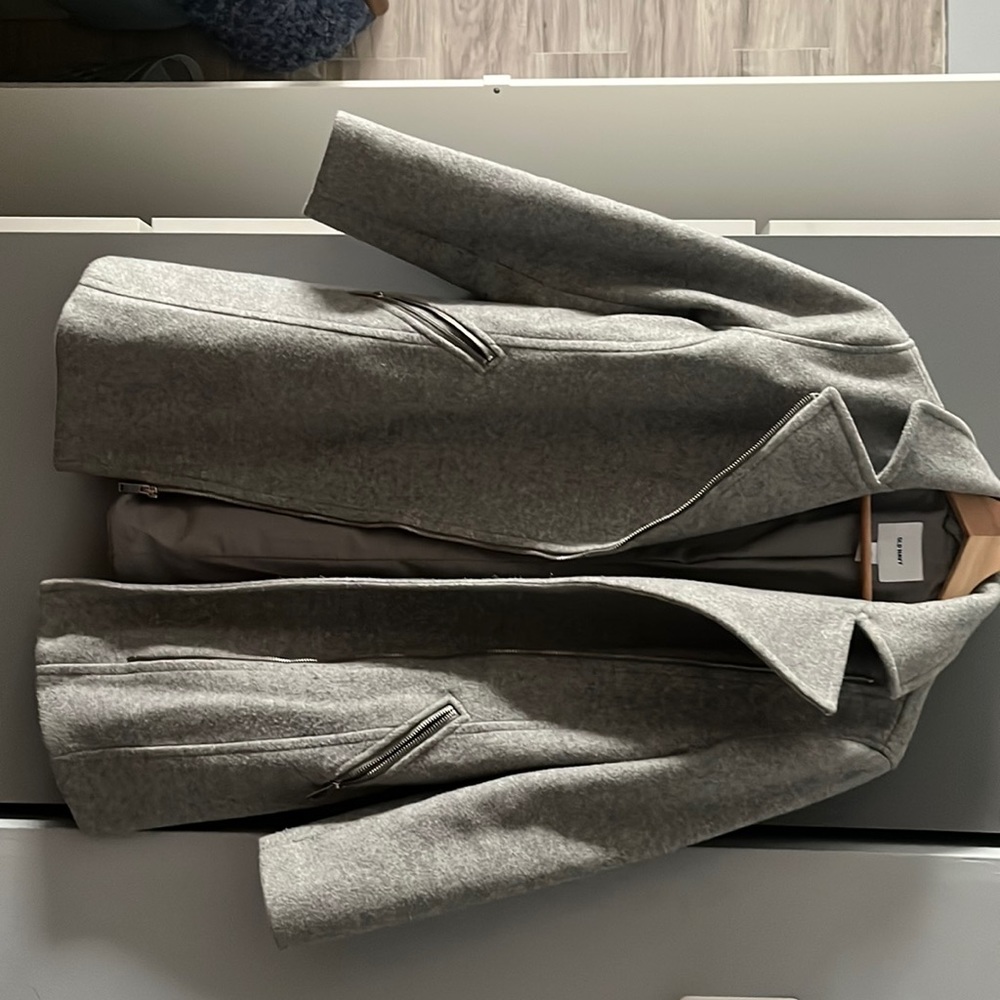 Old navy grey coat